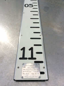 stadia di misura in PVC bicolore
